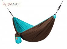 Одномісний туристичний гамак з м’якою оббивкою Colibri turquoise La Siesta