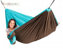 Одномісний туристичний гамак з м’якою оббивкою Colibri turquoise La Siesta