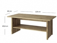 Журнальний столик 120 Sapori Mebel Bos