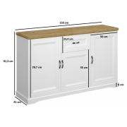 Комод 3D1S Riva Mebel Bos
