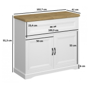 Комод 2D1S Riva Mebel Bos