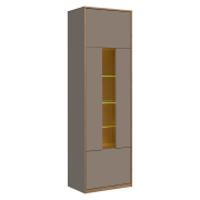 Вітрина висока 1W Complex cubanit grey Mebel Bos