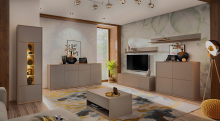 Вітрина низька 1D1W Complex cubanit grey Mebel Bos