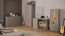 Вітрина низька 1D1W Complex cubanit grey Mebel Bos