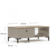 Журнальний столик 1S Dominica Mebel Bos