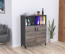 Тумба офісна LTO-900-1200 антрацит Loft Design