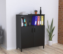 Тумба офисная LTO-900-1200 антрацит Loft Design