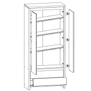 Пенал REG2D2S Каспіан кашемір ВМК (БРВ)