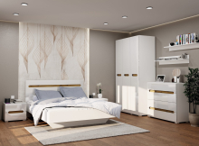 Кровать 2-сп 1.4 Бьянко Світ Меблів