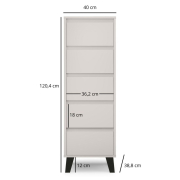 Комод 5S/40 Borg кашемир Mebel Bos