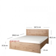 Кровать 160 Mortiz Mebel Bos