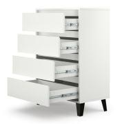 Комод 4S/70 Borg белый Mebel Bos