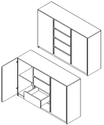 Комод KOM2D4S Лука Gerbor