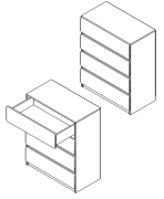 Комод KOM4S Лука Gerbor