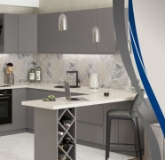 Тумба нижня Н80ДШ LUX кухня Влада Світ Меблів