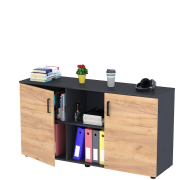 Тумба офісна Open Office LT-141-75 антрацит Loft Design