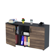 Тумба офісна Open Office LT-141-75 антрацит Loft Design