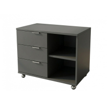 Тумба мобільна WS-3S Work Space антрацит Loft Design