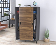 Шафа офісна LS-1200-1900-600 антрацит Loft Design