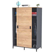 Шафа офісна LS-1200-1900-600 антрацит Loft Design