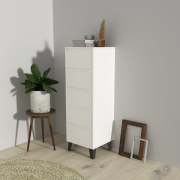 Комод 5S/40 Borg белый Mebel Bos