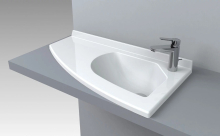 Умывальник Patricia 800 R Matt Fancy Marble