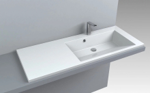 Умивальник Peggy 1250 R Matt Fancy Marble