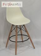 Стілець Напівбарний Nik Bar 65 молочний 56 Onder Mebli