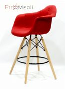 Стілець Напівбарний Leon Soft Bar Віскоза червоний K-9 Onder Mebli