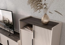 Стінка Фреско кашемір / каштан арвадонна мінк ВМК (БРВ)