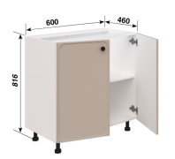 Тумба нижня Н60 кухня Сью Світ Меблів