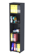 Стеллаж открытый Open Office NT5-50 антрацит Loft Design