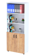 Стелаж Open Office NT5-80-2MD білий Loft Design