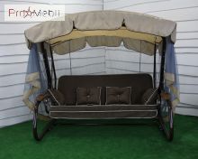 Гойдалка садова Аланія Solo 067 GreenGard з москітною сіткою