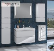 Тумба для ванної з умивальником 80 Idea Alessa Air біла Sanwerk