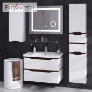 Тумба для ванної з умивальником 60 Space Line Alessa Air венге Sanwerk