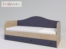 Ліжко Х-10 X-Скаут графіт Санті