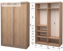 Шафа-купе Roko 2.42.242.60-2 2 ДСП 179.2