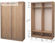 Шафа-купе Roko 2.22.242.60-1 2 ДСП 140