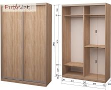 Шафа-купе Roko 2.22.242.60-3 2 ДСП 160