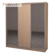 Шкаф-купе Roko 3.262.242.60-3 ДСП 2 зеркала 209.2