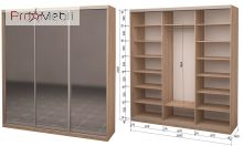 Шафа-купе Roko 3.626.242.60-1 3 дзеркала 209.2