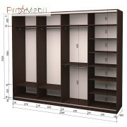 Шафа-купе Roko 4.2226.242.60-2 2 ДСП 2 дзеркала