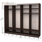 Шафа-купе Roko 4.2233.242.60-4 4 ДСП