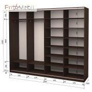 Шафа-купе Roko 4.2266.242.60-1 4 дзеркала