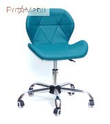 Стул офисный Invar Office ЭкоКожа зеленый 02 Onder Mebli