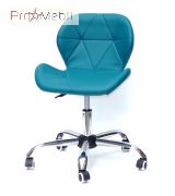 Стул офисный Invar Office ЭкоКожа зеленый 02 Onder Mebli