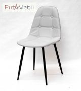 Стілець Alex BK Metal ЭК сірий 10 Onder Mebli