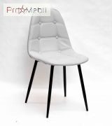 Стілець Alex BK Metal ЭК сірий 10 Onder Mebli