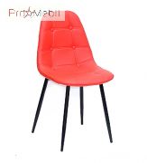 Стілець Alex BK Metal ЭК червоний 05 Onder Mebli